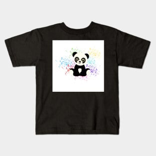 Puppy eyes Panda Bear Kids T-Shirt